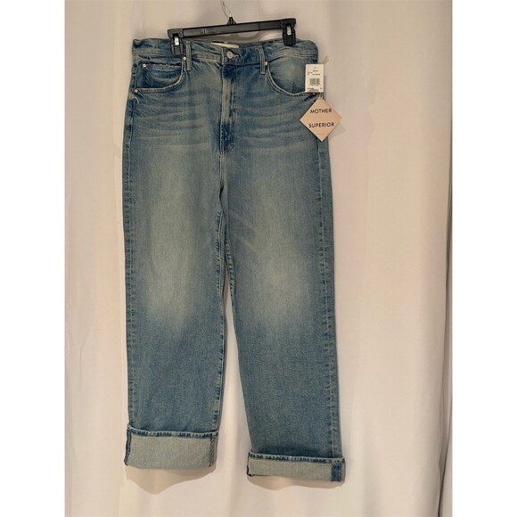 H&M Denim - MOTHER Superior The Ditcher Jean Womens Size 31 Light Wash Blue Straight
